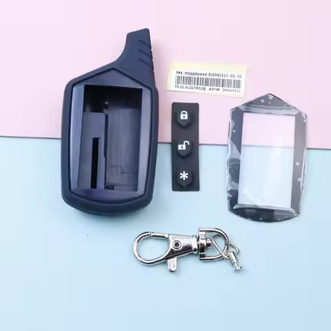 3 Buttons Car Key Housing Key Case Shell for Starline A91 A61 B9 B91 B6 B61 V7 Russian Two Way Versi