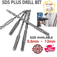 SDS Plus Drill Bit / Mata Tebuk Dinding Simen /Concrete Drill Bit/SDS Cucuk