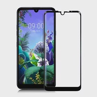 NISDA for LG Q60 完美滿版玻璃保護貼-黑