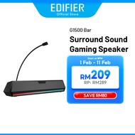 Edifier Hecate G1500 Bar Gaming  Soundbar - Bluetooth V5.3 | USB Audio | H+ Sound | RGB Lighting | 5