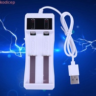 KODICEP1 Batteries USB Charger led Safety Li-ion Battery Auto Stop Charger Charging Dock 18650 Batte
