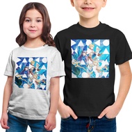 DAOKO x Dragalia Lost T-Shirt Album Cover T-Shirt for Children Aged 2 to 12 Years