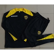 25-26 Etihad Autumn /AWinter Half Zip Football Tracksuit Men's Soccer Training Jersey + Pants Set Lo