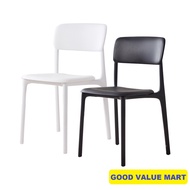 SG Home Mall POVEL Stackable Chair / Dining / Plastic / Cafe / Furniture