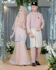 [ CHAMPAGNE NUDE ] PAKEJ 7 ITEM SET NIKAH AAFIYAH/Baju Kurung Nikah/Full Set Nikah/Baju Nikah/Baju T