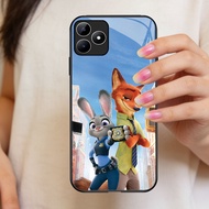 HP TT-88 Zootopia Casing Glasshp Realme Narzo C53 GT C31 C35 N53 50A 6 Prime 5G