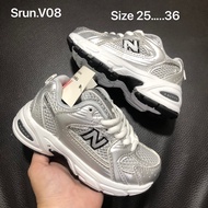 NB530 For Kids รองเท้าผ้าใบเด็ก ไซส์เล็ก มาใหม่ Sz.25-30 Eu(แนะนำเผื่อ1ไซส์) พร้อมส่ง ใส่สบาย พื้นหน