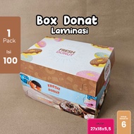 100 Pcs / Donuts containing 6 / Box of Laminated Donuts / Box of Laminated Donuts