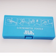 【Hot deal】 Huk Professional 12 In 1 Lock Disassembly Tool Locksmith Tools Kit Remove Lock Repairing