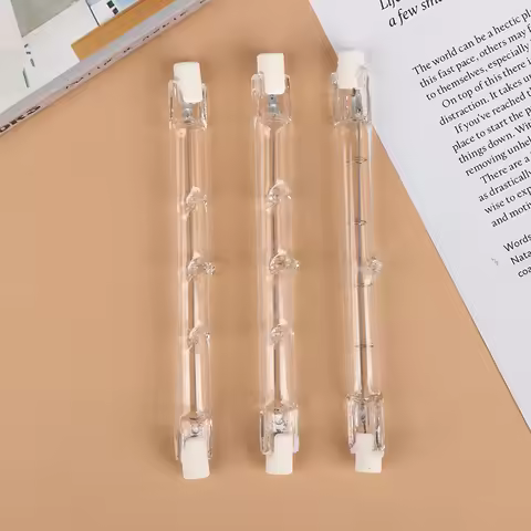 1Pc 100/200/300W Halogen Lamp 118mm Double Ended Linear R7s Halogen Light Bulb AC230V Household Deco