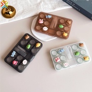 Cute Cartoon Contact Lens Case Box with Tweezer Portable Multiple Pairs Contact Lens Storage Organiz
