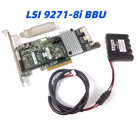 LSI MegaRAID SAS 9271-8i 1GB Cache 2208 LSI00330 RAID Card Boxed