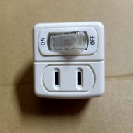 Japanese Conversion Switch Socket, Switch with Indicator Light, High Current 15A, One to One, Domestic OEM