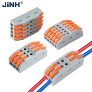 JINH 20Pcs Universal Compact Splicing Wiring Cable Connection CMK42 Push-in Conductor Terminal 0.08-