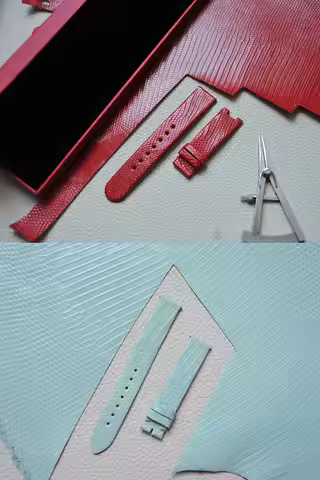 FUYIJIA Private Custom Original Watchbands Lizard Skin Strap Master Handmade Wristband Luxury Calibr