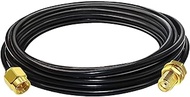 Maswell LMR200 Equivalent 5m 16.4 feet SMA Male to SMA Female Coax Extension Cable, 50 Ohm Low Loss 