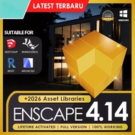 Enscape 4.14 2026 Enscape for WINDOWS EASY INSTALL LIFETIME PREMIUM FAST DELIVERY SAFE