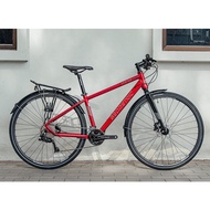 GEOMETRIC CITY HYBRID BIKE 3.8 Blue Red hYBRID City Bike