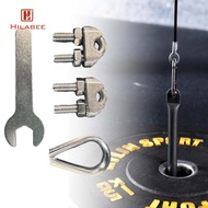 HILABEE Wire Rope Locks Accessories Set Equipment Gym Training for Gym Machine Cable Weight Cable