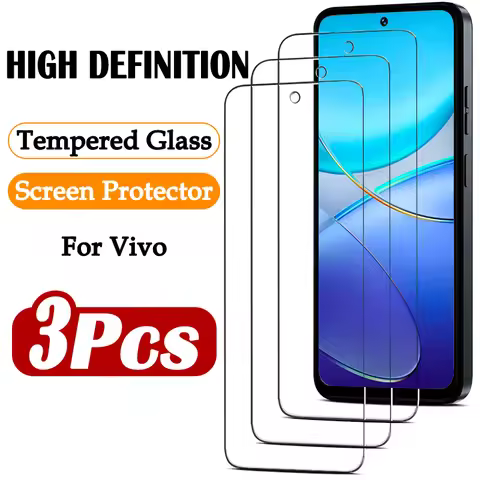 3Piece Protective Glass for Vivo V40 V30 V20 SE V27e V25e V23e V21e V25 V23 V21 Screen Protector for