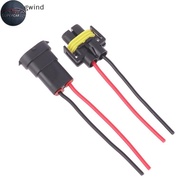 SC) Foglight Head Light Bulb Lamp 1/2PCS H8 H9 H11 Male To Female Socket Plug Adapter Connector Cabl