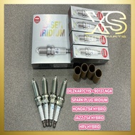 DILZKAR7C11S - 90137 NGK - 4PCS - SPARK PLUG IRIDIUM - HONDA T9A HYBRID / JAZZ T5A HYBRID / HRV HYBR