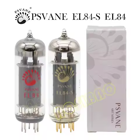 PSVANE EL84 EL84-S EL84S Electron Vacuum Tube Golden Feet Replace EL84 6P14 6BQ5 For HIFI Audio Valv