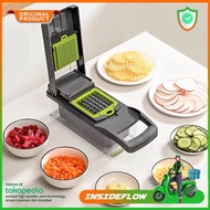 Potato chipper alat pemotong Stik kentang goreng pisau potong kentang Sayur wortel Bawang Kripik