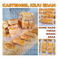 HOMEMADE EDAM CHEESE KASTENGEL FRESH FROM OVEN, DELICIOUS FRAGRANCE