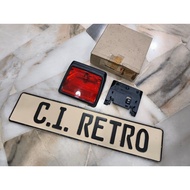 NEW ORI W140 W202 BLACK NAVY THIRD BRAKE LAMP STOP LIGHT MERCEDES BENZ