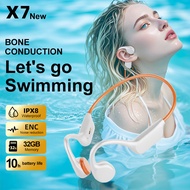 2025 New Bone conduction headphones - Bluetooth 5.4, IPX8 waterproof rating, suitable for swimming, 