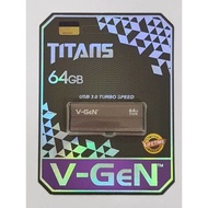USB Flash Disk 3.0 64GB V-GeN up to 125MB/s Titans | Flash disk | Flash Drive 64 GB Vgen