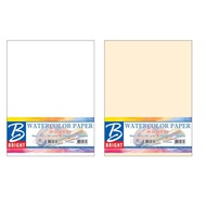 20 sheets Watercolor Paper 190gsm 10.5 x 15in
