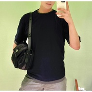 CeilingDaigou Grade PRADA PRADA Ribbed Knit Round Neck Straight Short Sleeve T-Shirt Unisex