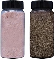 Himalayan Chef Pink Himalayan Salt and Black Pepper, Shaker Set