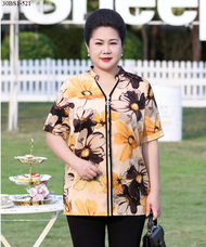 Áo kiểu hoa trung niên bigsize -BS1-521