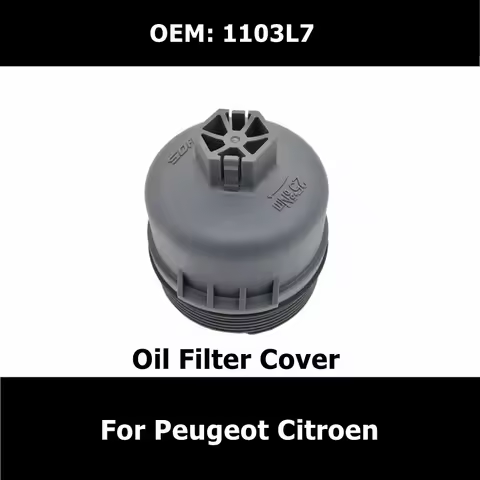 1103L7 1103P8 1103J5 11427557011 Oil Filter Cover For Peugeot 206 207 301 307 308 408 2008 Citroen C