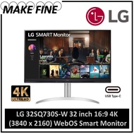 LG 32SQ730S-W 32 inch 16:9 4K  (3840 x 2160) WebOS Smart Monitor