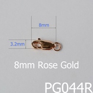 ตะขอก้ามปูสีทอง18K แบบ Au750ตะขอแบบทริกเกอร์สำหรับสร้อยข้อมือสร้อยคอสร้อยข้อมือเครื่องประดับพบ18ct แ