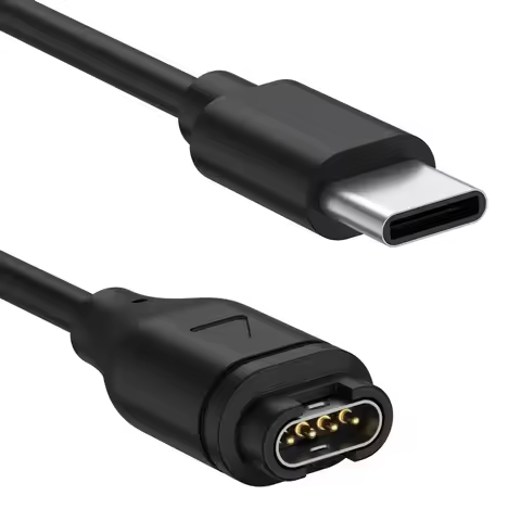 Type C Charger For Garmin Fenix 7 6 5X Plus/Venu 2/Vivoactive 3 4/Instinct 2/Forerunner 945 255 955 