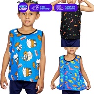 1Tap Boys 1-12 y/o Kids Printed Sando Sleeveless Sando Damit Pambahay Damit