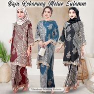 JOJOBars Batik Kedah Moden Baju Raya Kebaya Baju kurung PREMIUM 2024 BAJU MUSLIMAH (Ironless) Labuh 