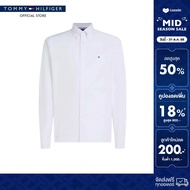 Tommy Hilfiger เสื้อ ผู้ชาย รุ่น MW0MW41250 YCF - สีขาว ทรง Regular