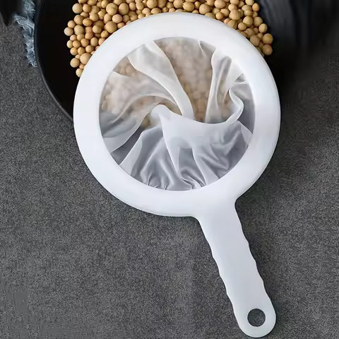 100 Mesh Fine Strainer with Handle Hanging Food Filter for Sourdough Tea Cold Brew Kombucha Flour Ju