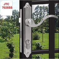 JTC 7025 (ss / ac / ab) mortise grille door lock set
