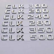 Car Trunk Letters Logo Emblem Badge Decals Sticker For Mercedes Benz CLK Class CLK55 CLK63 CLK200 CL