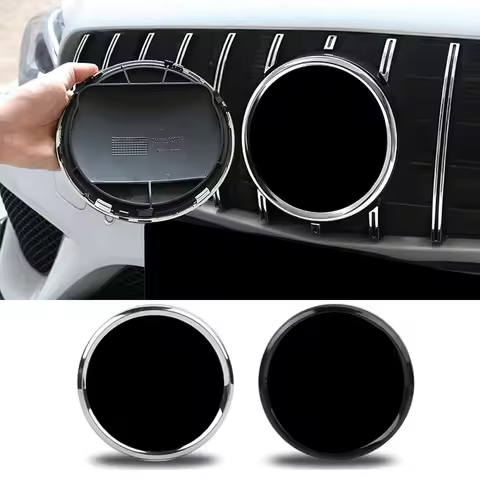 Mirror Emblem Grille Sticker 3STAR Badge Sticker For Brabus Mercedes Benz AMG W212 W213 W205 W463 W1