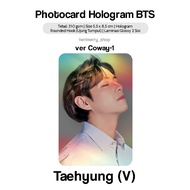 Photocard Hologram BTS x Coway - Photo card Premium Kpop Unofficial