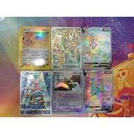 6 pcs / Set Ho oh Serperior Sneasler Porygon Deoxys ex machamp V Gred S SV Vmax Ptcg Pocket tcg poke