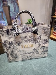 Dior大牌紙袋改造購物包